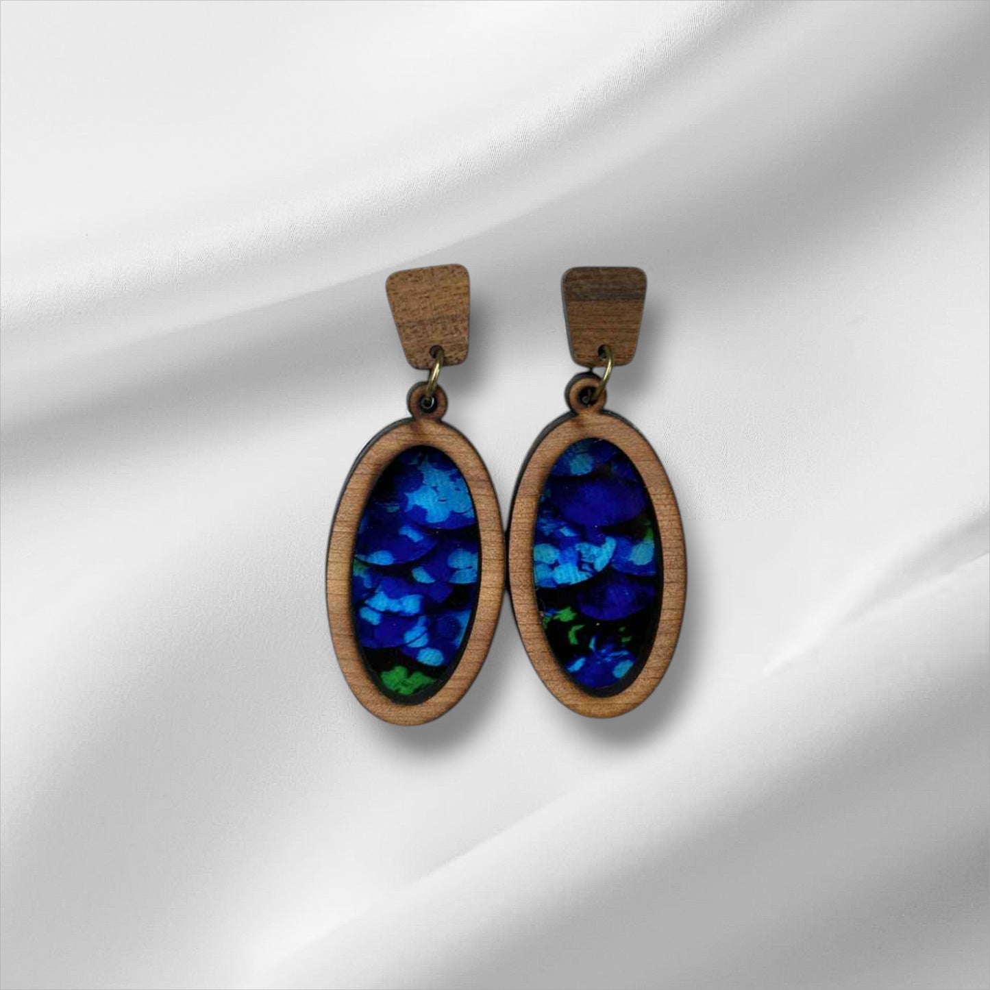 Wood & Acrylic Earrings