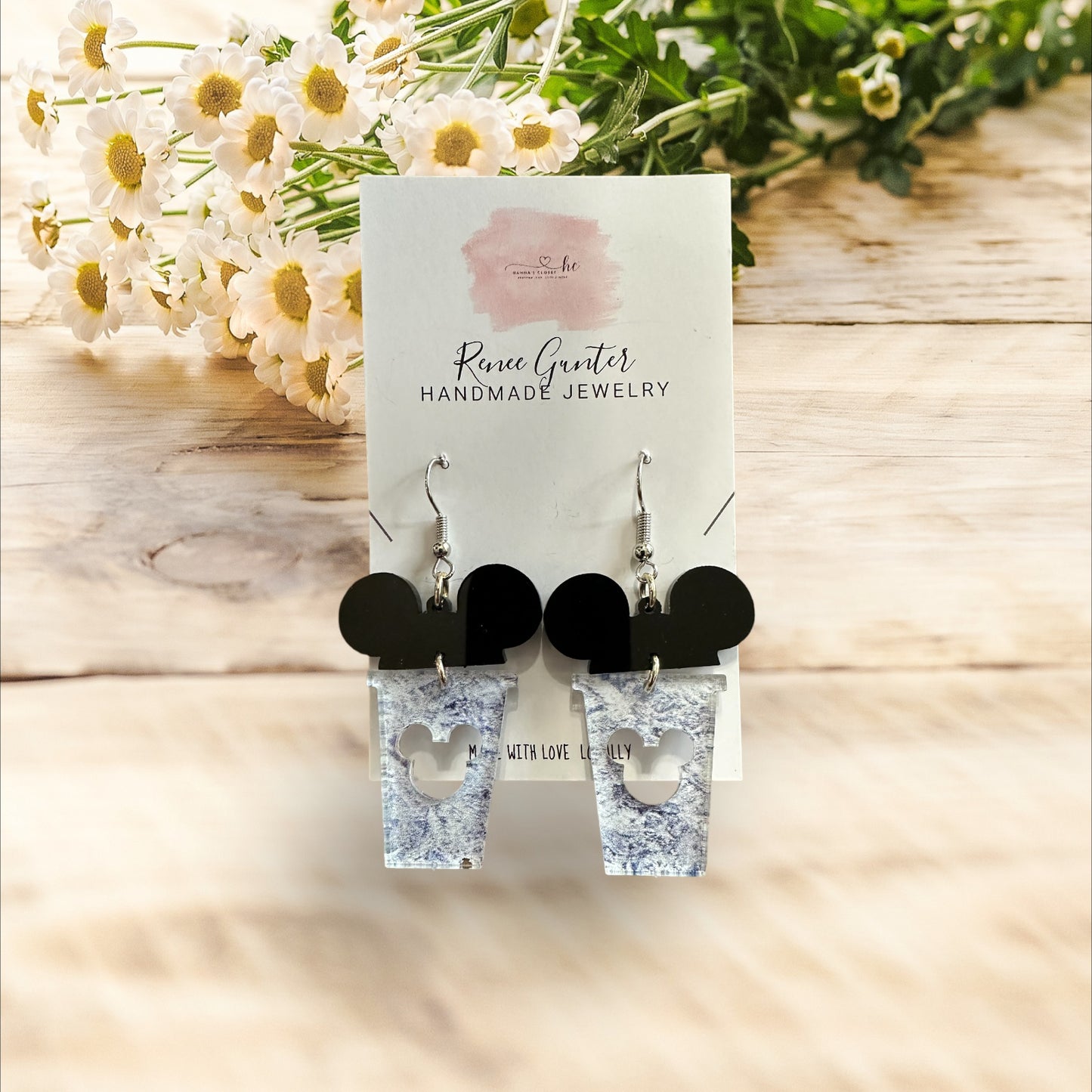 Handmade Mouse earrings