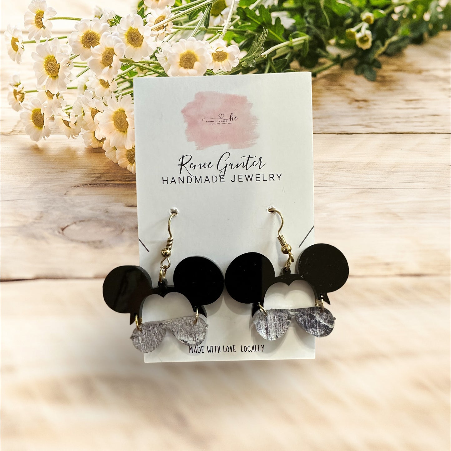 Handmade Mouse earrings