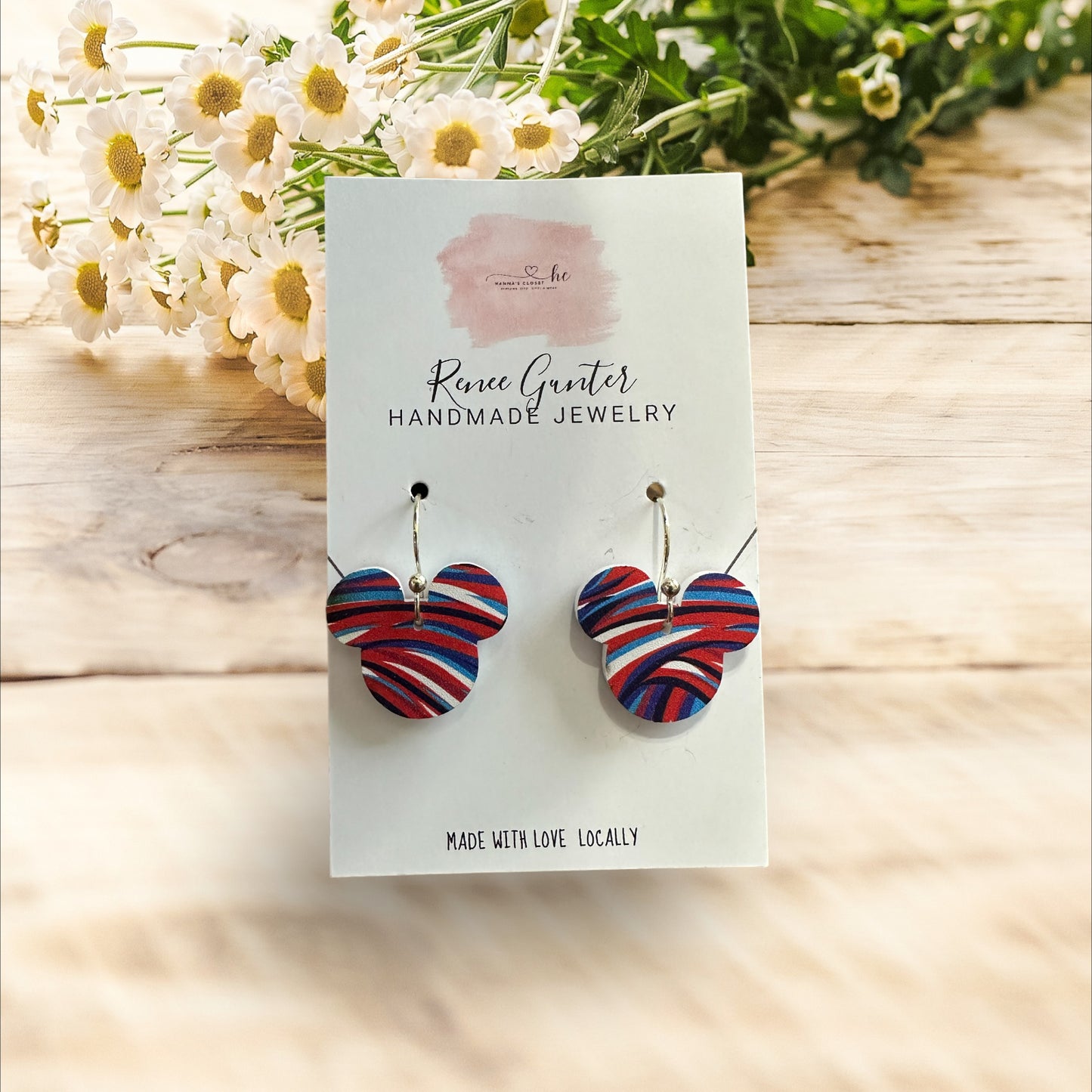 Handmade Mouse earrings