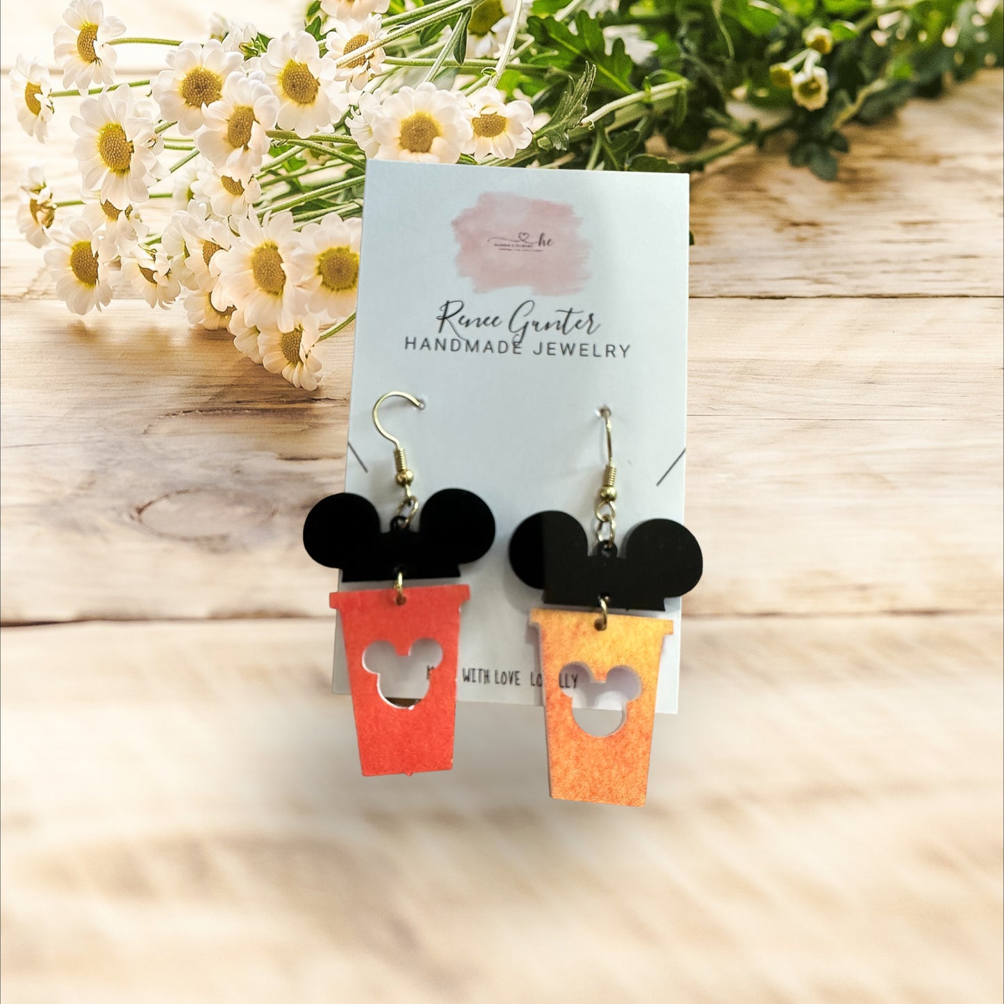 Handmade Mouse earrings