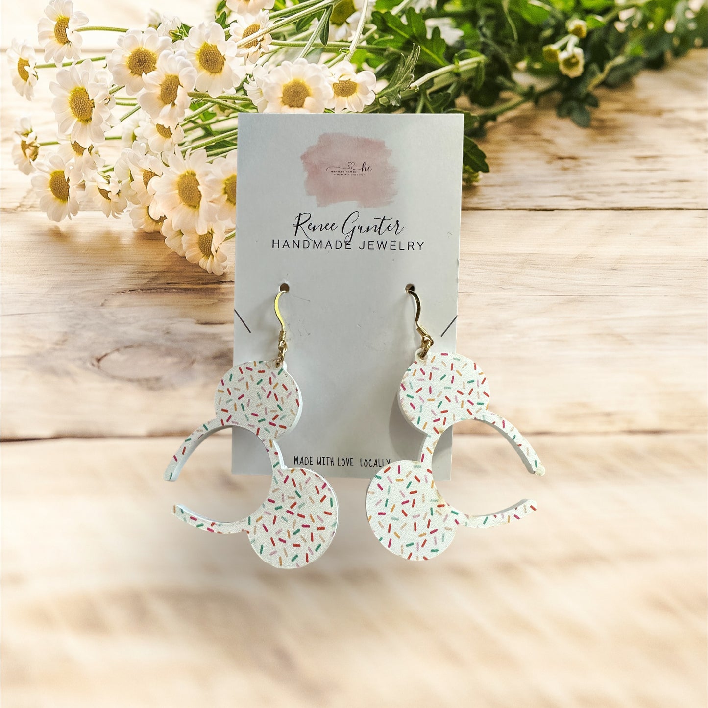 Handmade Mouse earrings