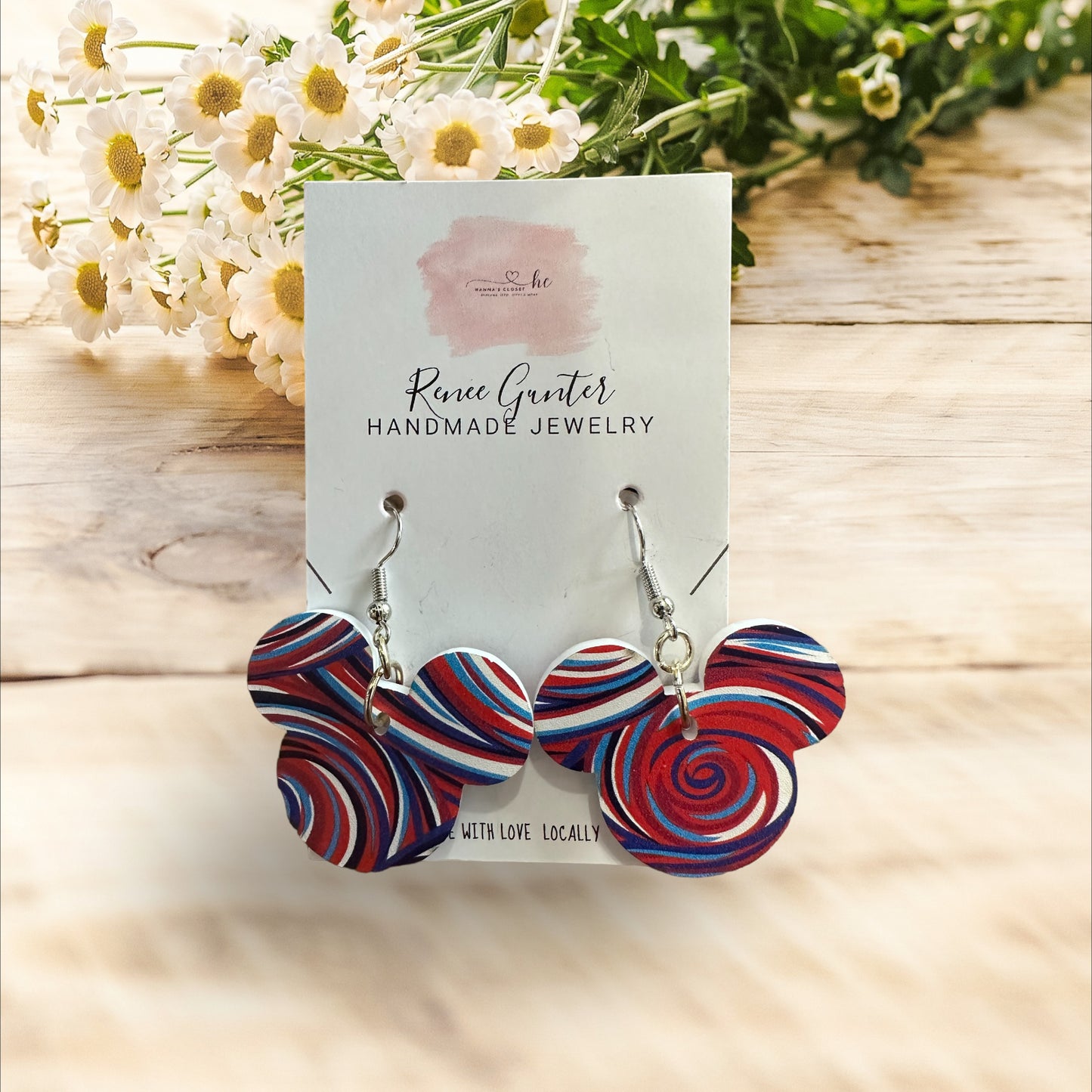 Handmade Mouse earrings