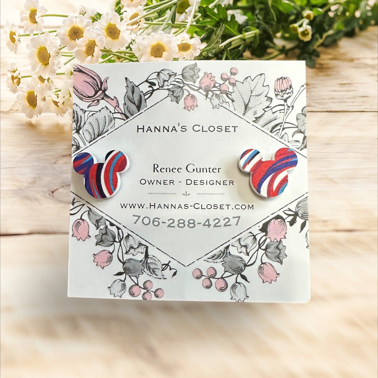 Handmade Mouse earrings
