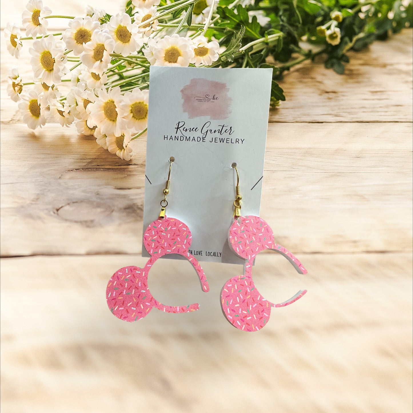 Handmade Mouse earrings