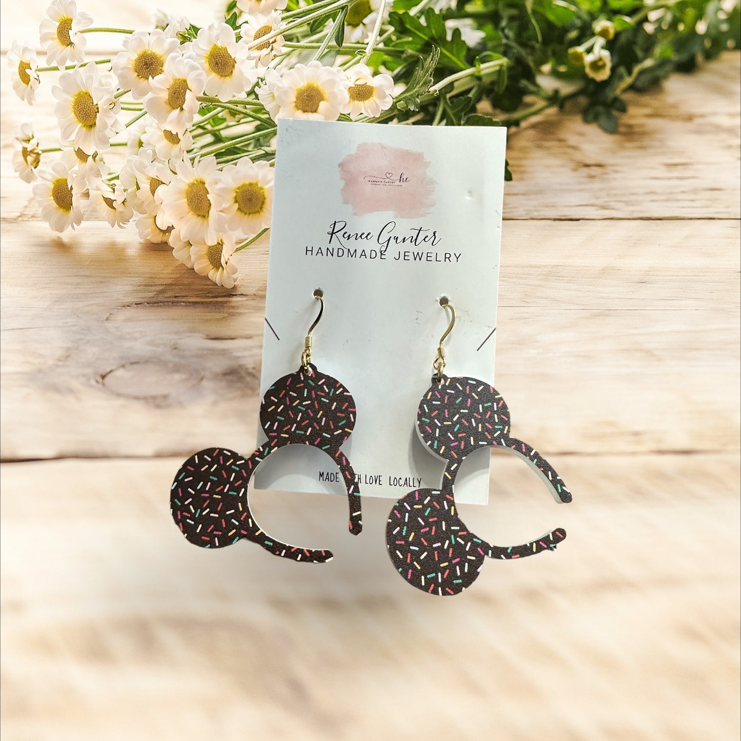 Handmade Mouse earrings