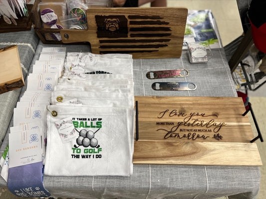 Personalized Acacia Wood Tray