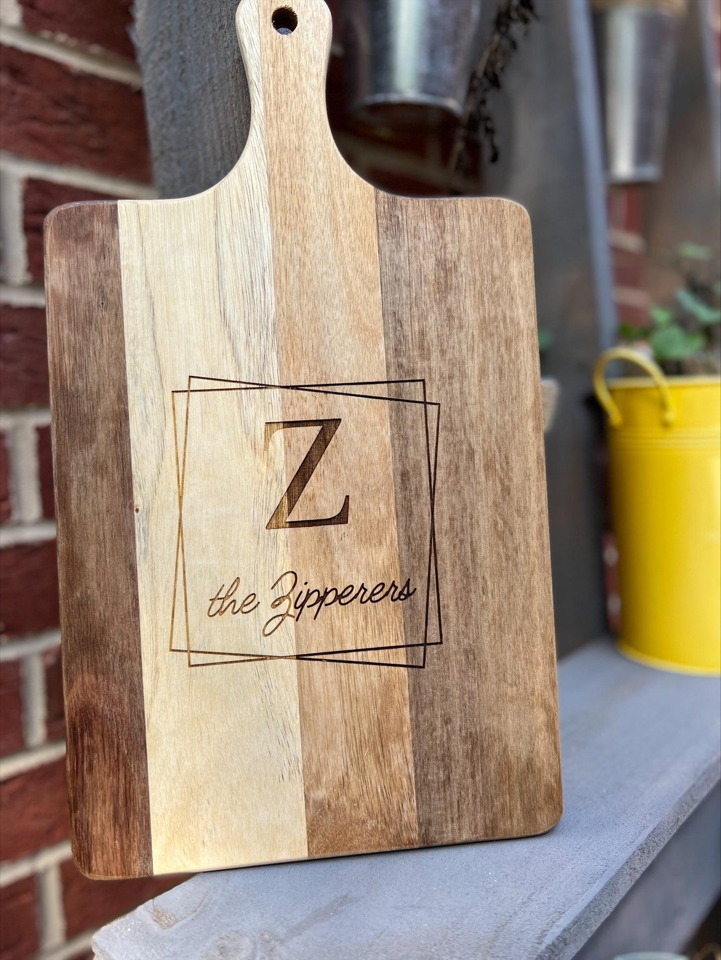 Personalized Wood Cutting Board
