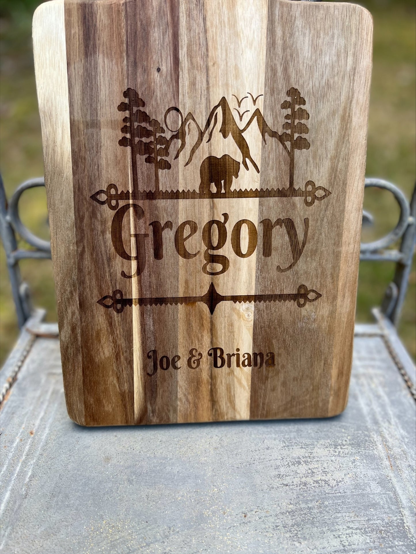 Personalized Wood Cutting Board