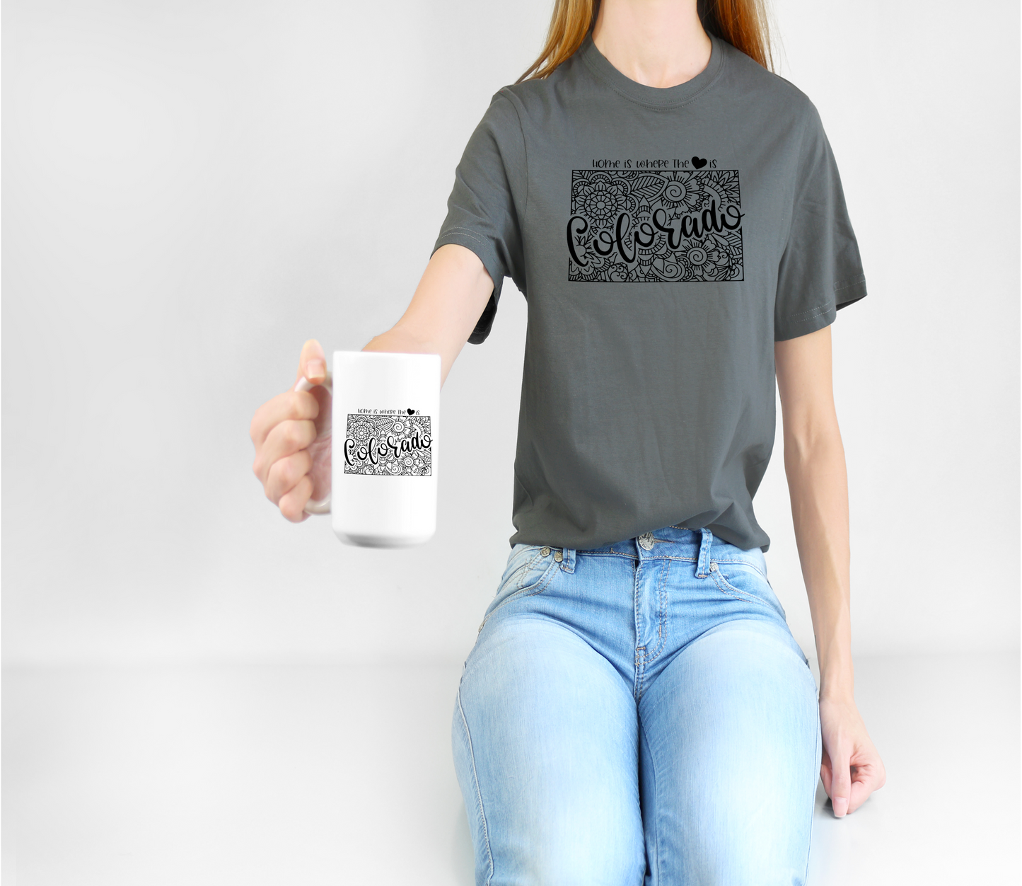 Home is where the heart is - personalized state t-shirt Alabama - Delaware