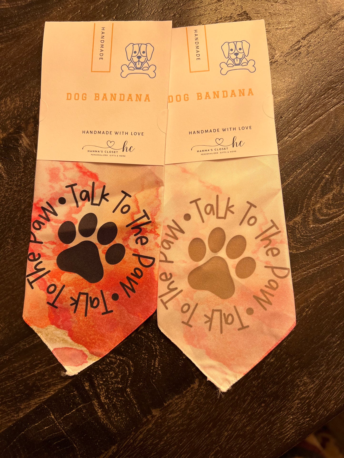Dog Bandana - personalized