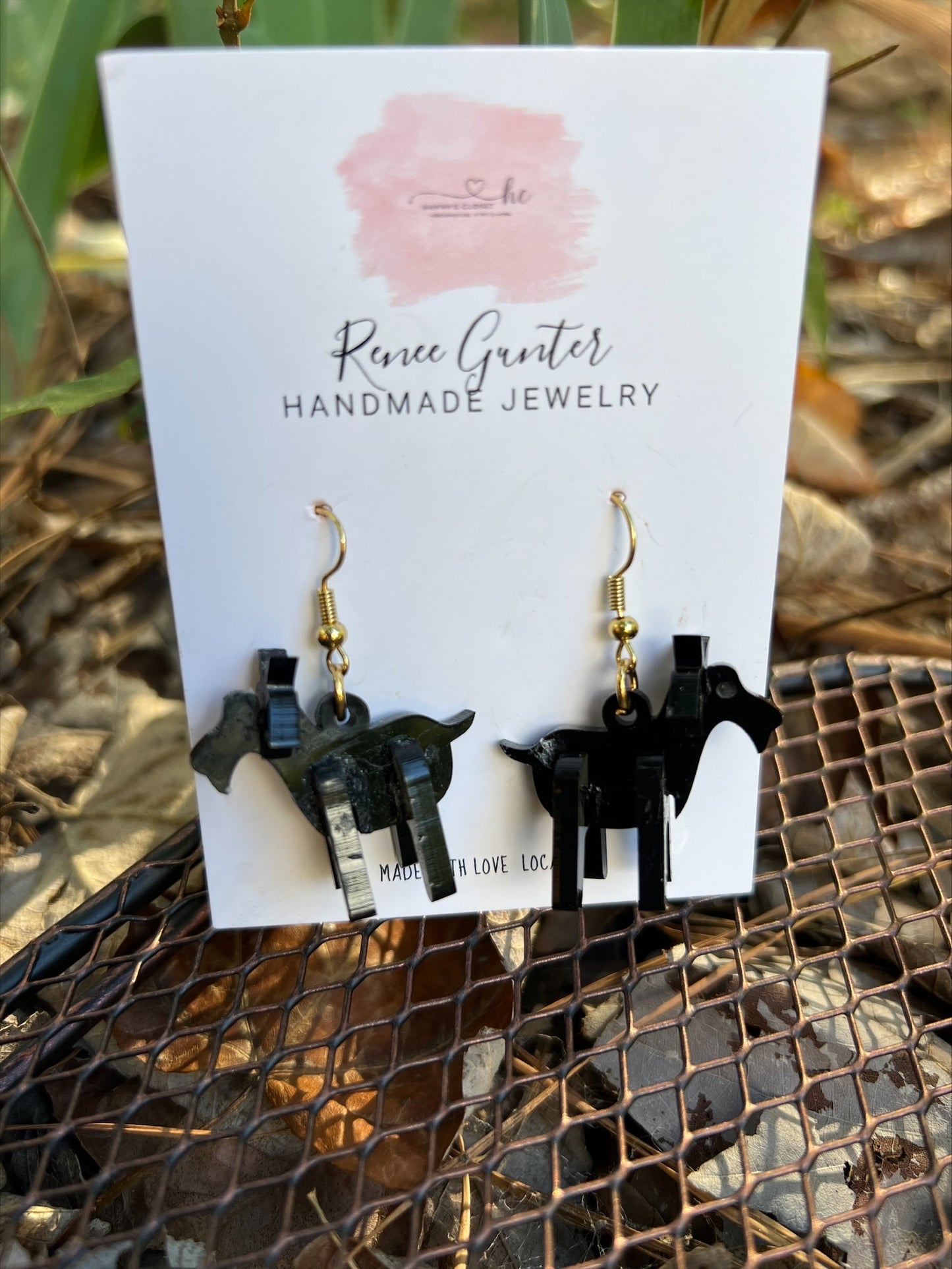 Handmade 3- Goat earrings