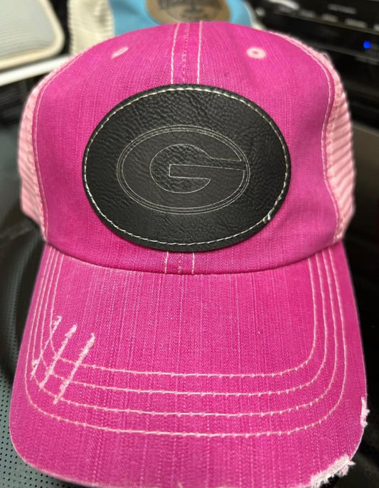 Georgia Ladies Pink Hat