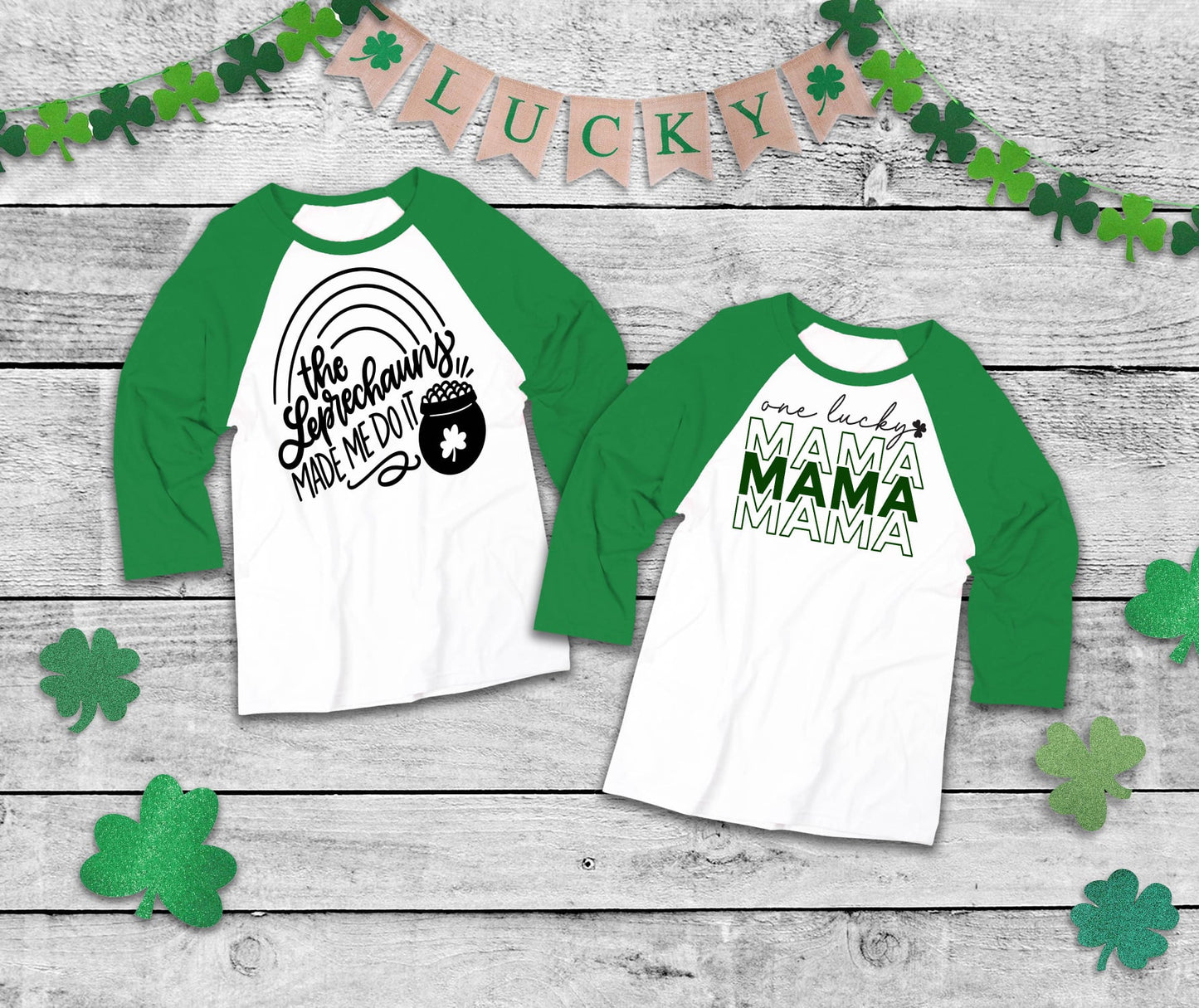 St Patty's Baseball T