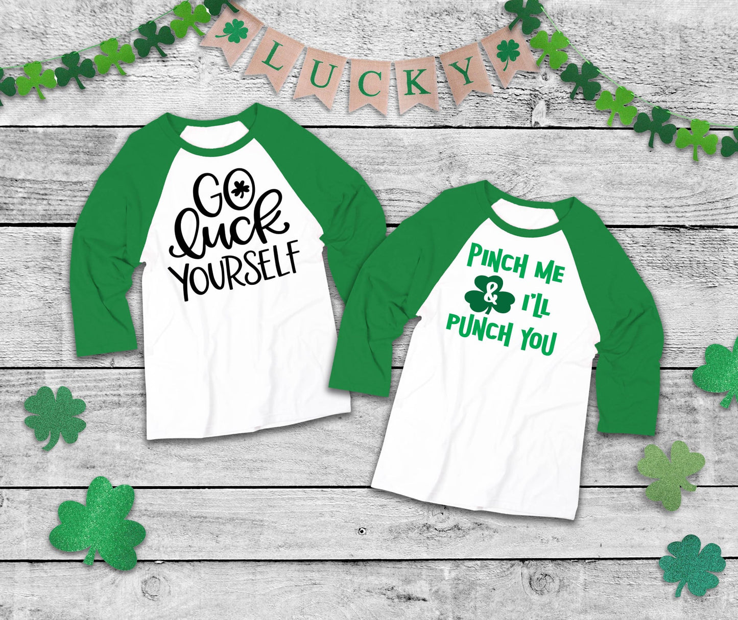 St Patty's Baseball T